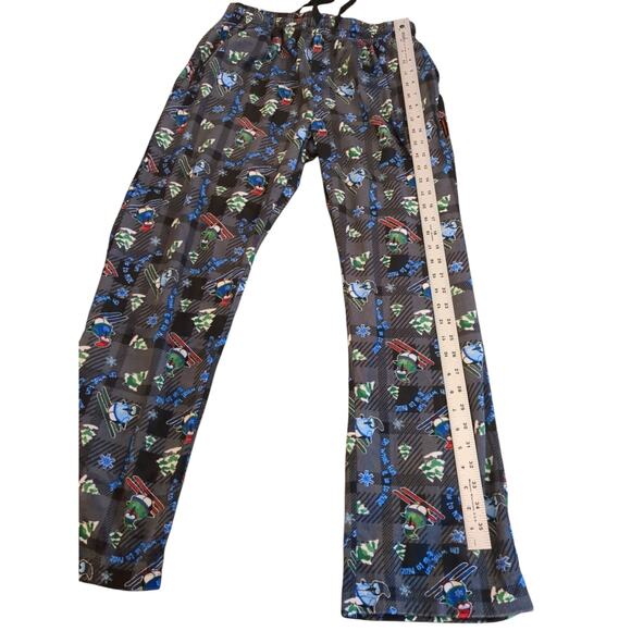 Hawke & Co Men's Size M Gray Skiing Penguin Print Pajama Pants Drawstring - Picture 5 of 7